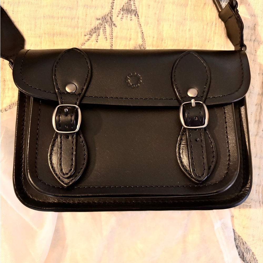 Yoshi Tilney Black Leather Mini Satchel Bag